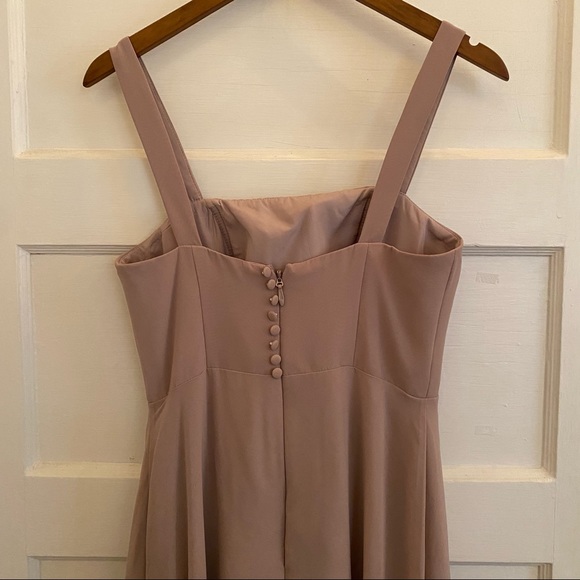 AZAZIE Jay Bridesmaid Dress in Taupe - Picture 4 of 9